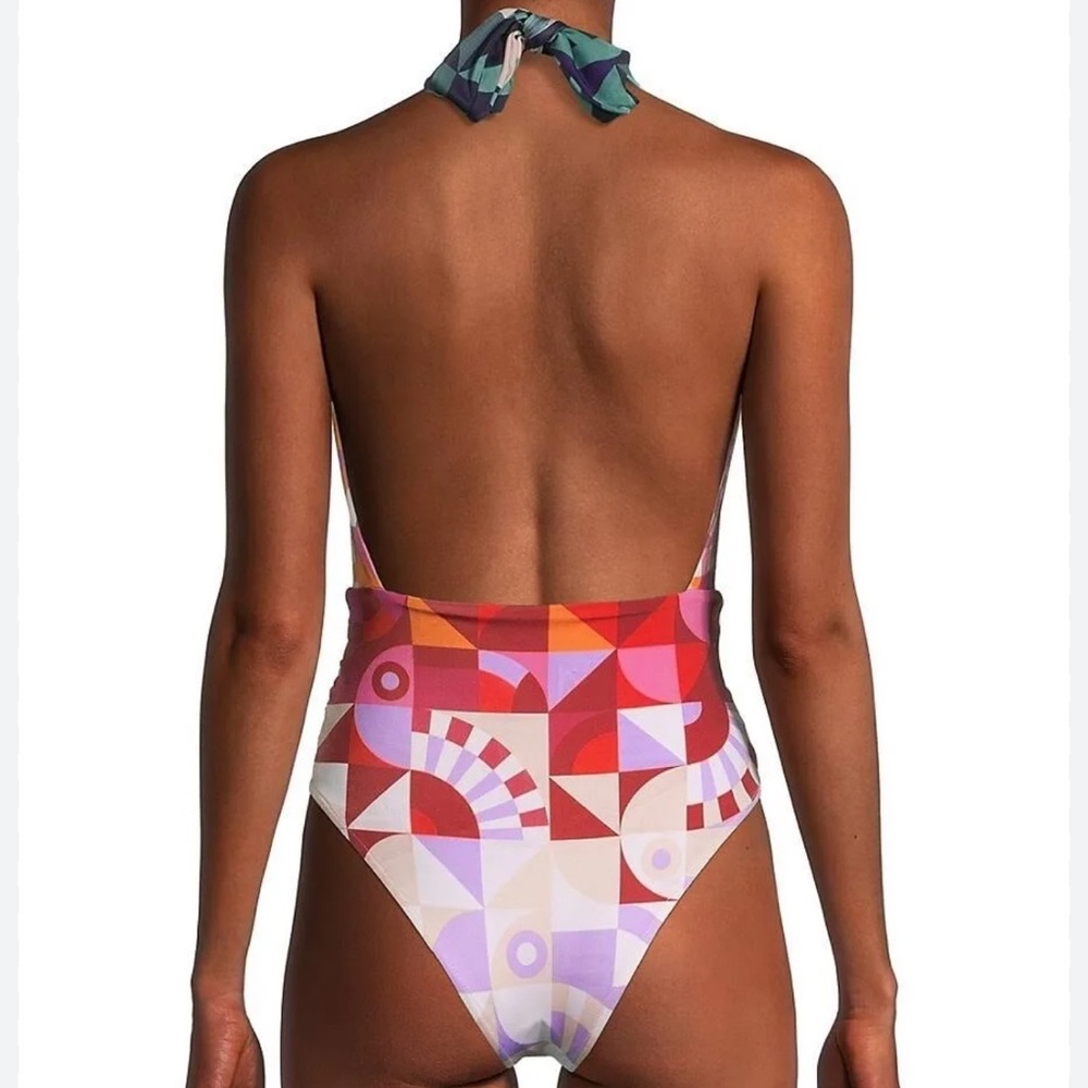 Farm Rio Ombre Graphic Toucans One-Piece Swimsuit, small, $228 - Picture 3 of 16